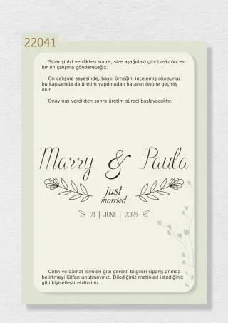“Just Married” ve İsimlerinizin Yazılı Olduğu Gelin Arabası Stickerı