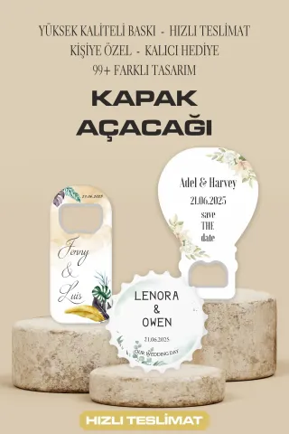 Baskılı Kişiselleştirilmiş Kapak Açacağı 99+ Eşsiz Tasarım Seçeneği İle