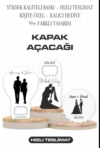 Baskılı Kişiselleştirilmiş Kapak Açacağı 99+ Eşsiz Tasarım Seçeneği İle